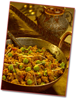 Dishes from Chef Chakravarty's Best of India